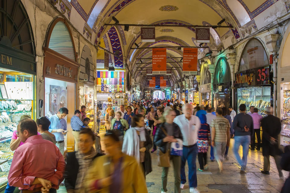 Le Grand Bazar d’Istanbul (Crédit : Getty Images)