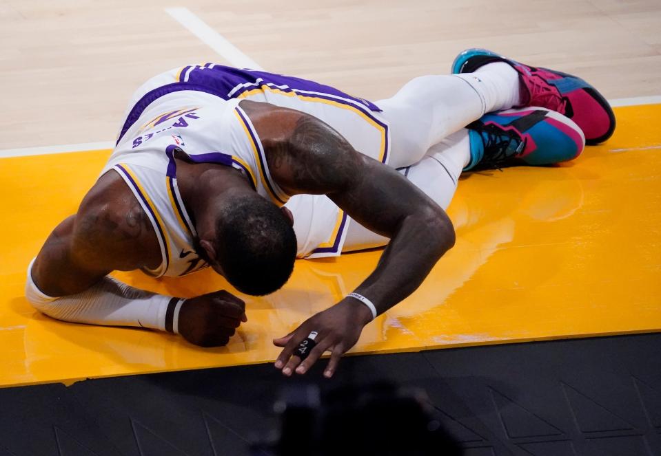 Lebron was injured on March 20 against the Hawks.