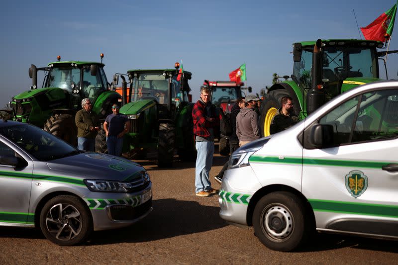 Portugal farmers protest