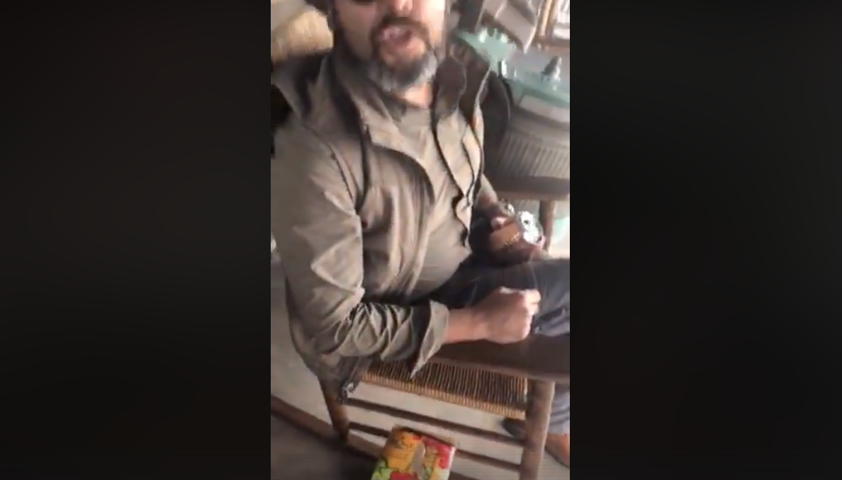 A white man told a woman, who was speaking Spanish with her mother at a Cracker Barrel, to speak English as “This is America.” She captured the incident on video. (Photo: Facebook)