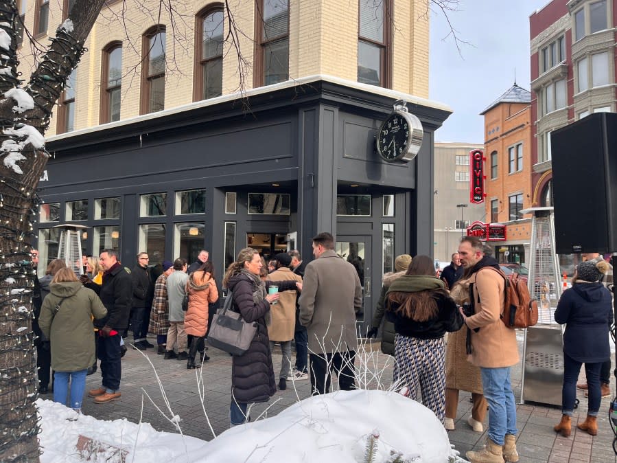 Shinola celebrated the grand opening of its new Grand Rapids retail location with a ribbon-cutting ceremony. (Jan. 19, 2024)