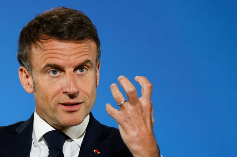 Macron's vision for Europe has been praised but may fail to connect with voters (Ludovic MARIN)