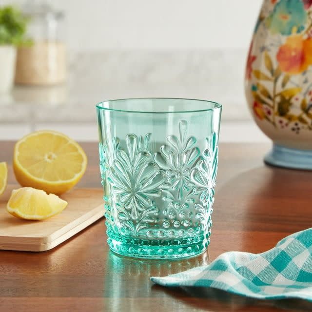 <p><a href="https://go.redirectingat.com?id=74968X1596630&url=https%3A%2F%2Fwww.walmart.com%2Fip%2FThe-Pioneer-Woman-16-Ounce-Teal-Sunny-Days-Tritan-Tumbler%2F108223400&sref=https%3A%2F%2Fwww.thepioneerwoman.com%2Fproducts%2Fa35968771%2Fthe-pioneer-woman-melamine-dinnerware%2F" rel="nofollow noopener" target="_blank" data-ylk="slk:Shop Now;elm:context_link;itc:0;sec:content-canvas" class="link ">Shop Now</a></p><p>The Pioneer Woman 16-Ounce Teal Tritan Tumbler</p><p>walmart.com</p><p>$2.78</p>