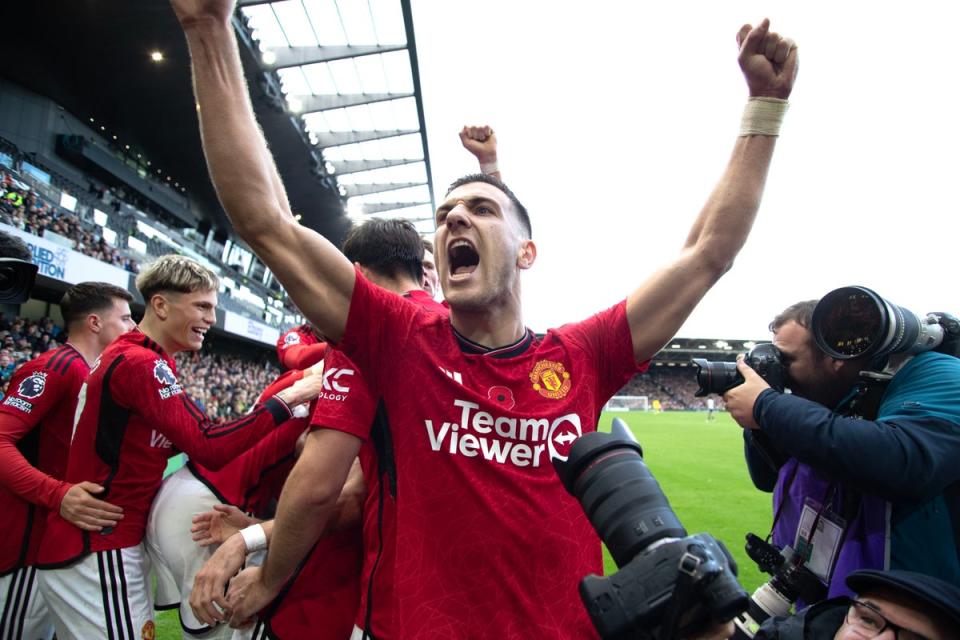 Man Utd left it late to beat Fulham earlier this season (PA)