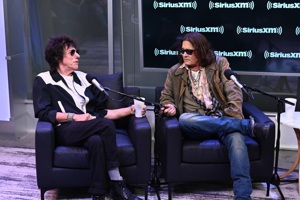 Jeff Beck and Johnny Depp