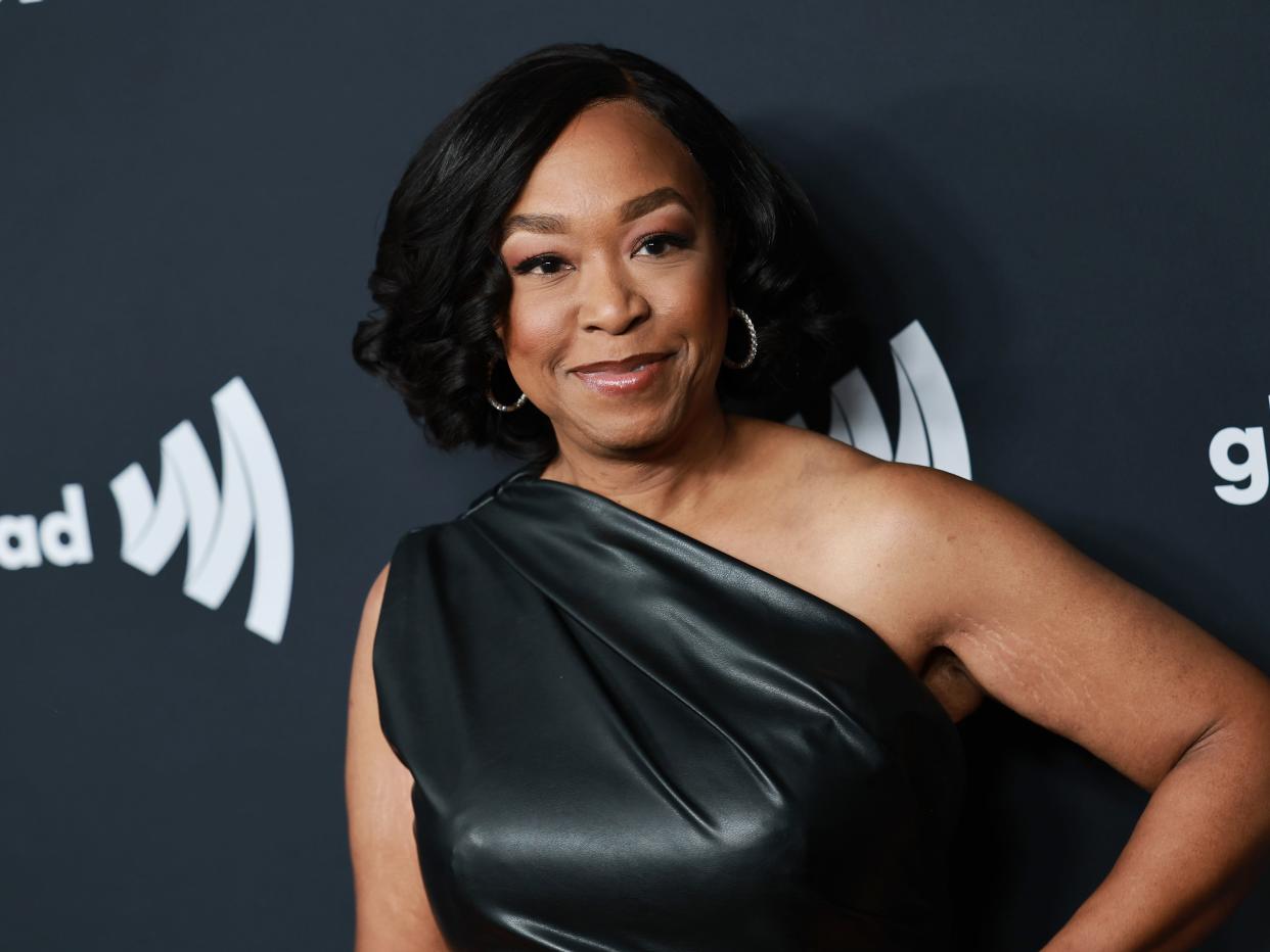 Shonda Rhimes attends the 35th GLAAD Media Awards in 2024.