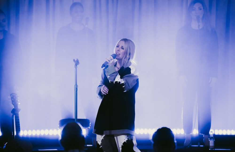 Ellie Goulding surprised fans at the Secret Socials with Hilton concert in Mayfair credit:Bang Showbiz