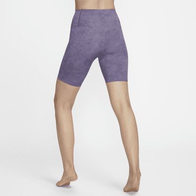 Nike Zenvy紮染女款輕柔支撐型高腰8"車褲，NT$2,180圖片來源：Nike