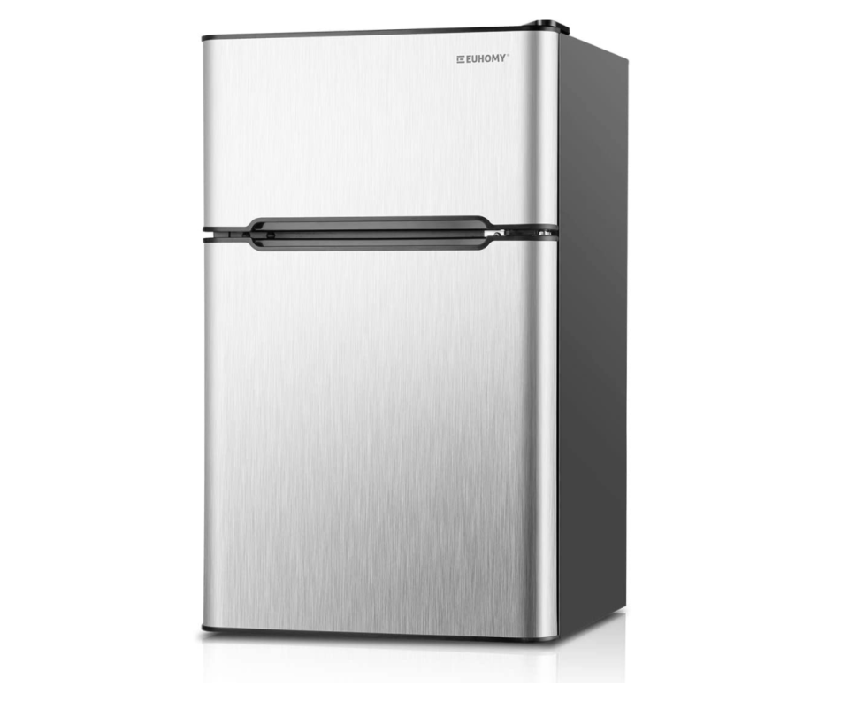 Euhomy Mini Fridge with Freezer (Credit: Amazon)