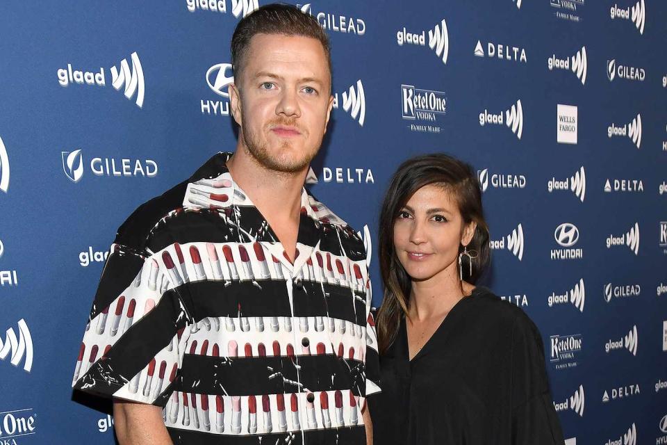 Kevin Mazur/Getty  Dan Reynolds and Aja Volkman