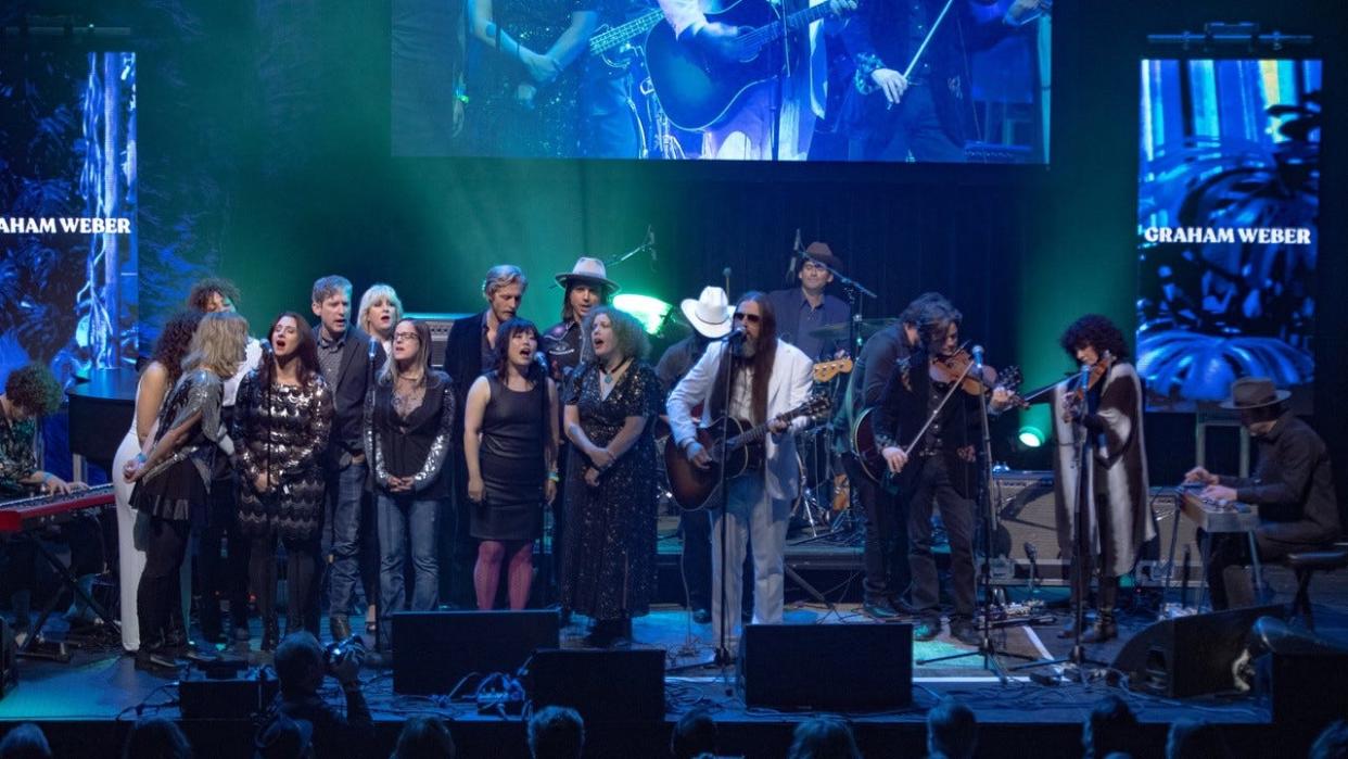 An ensemble of Austin artists performs Dec. 3 at the Black Fret Ball at ACL Live. Along with announcing their annual awards, the group announced a name change, to Sonic Guild.