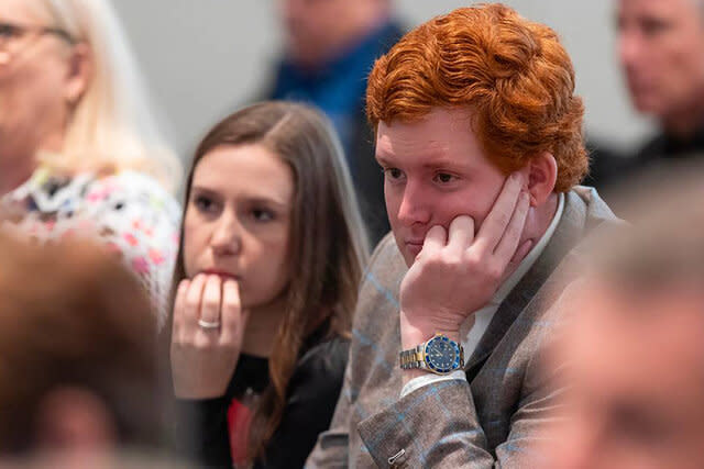 Buster Murdaugh in court.