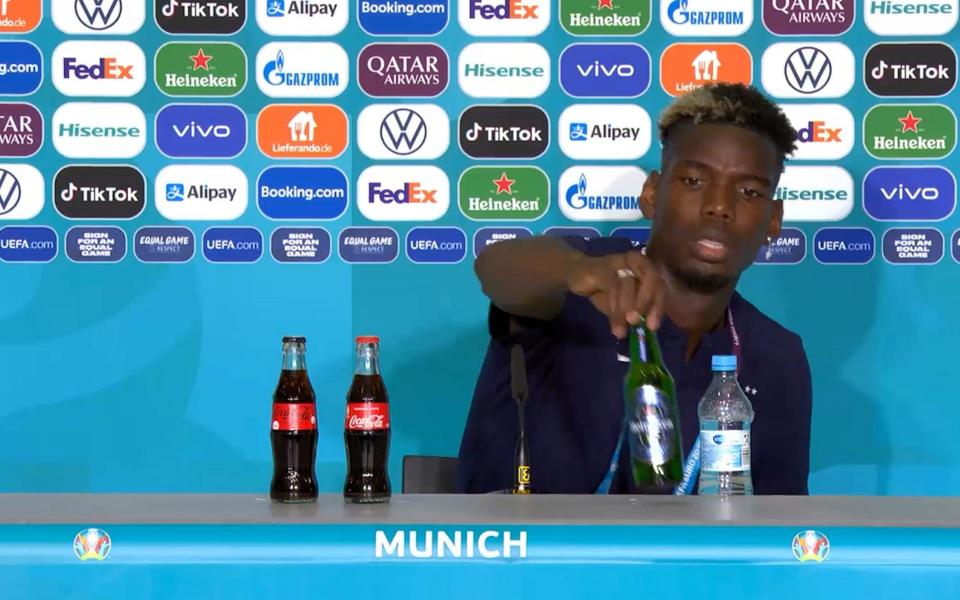 Euro 2020 officials agree not to place Heineken in front of Muslim players after Paul Pogba snub - PA