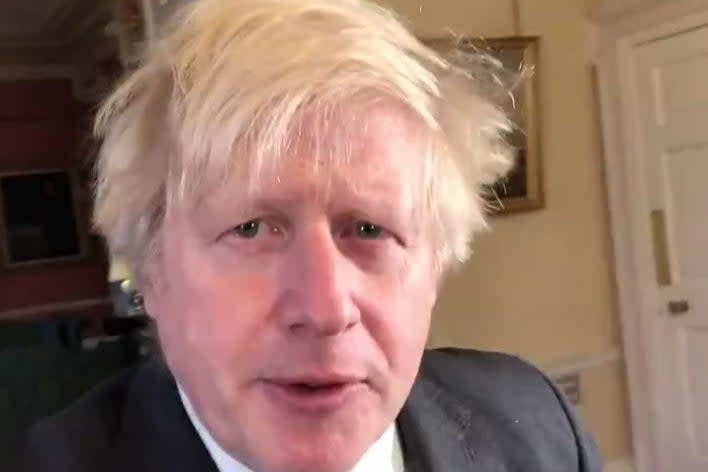 <p>Boris Johnson provided a Friday update on Government's intentions</p> (Twitter)