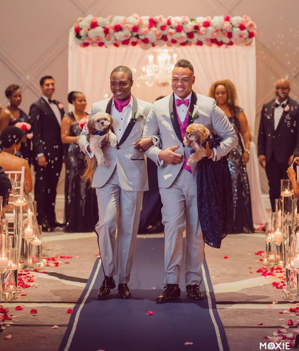 celebrate love diversity wedding industry lgbtq voices Lawrence Michael wedding aisle