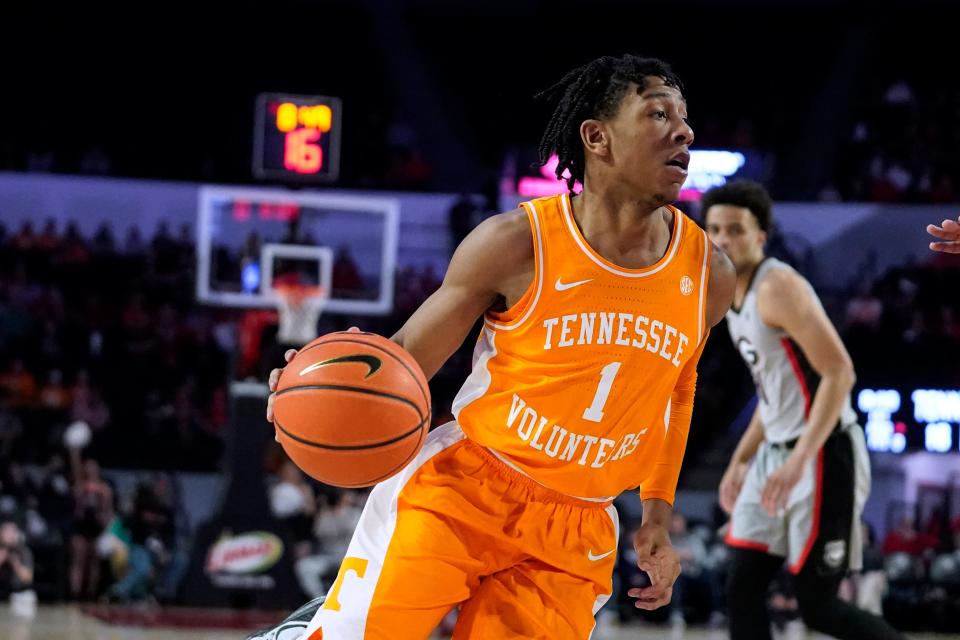Kennedy Chandler played one season at Tennessee, averaging 19 points.