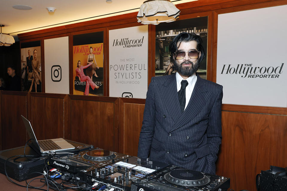 DJ Myles Hendrik attends THR Power Stylists presented by Instagram at Sunset Tower Hotel on March 27, 2024 in Los Angeles, California.