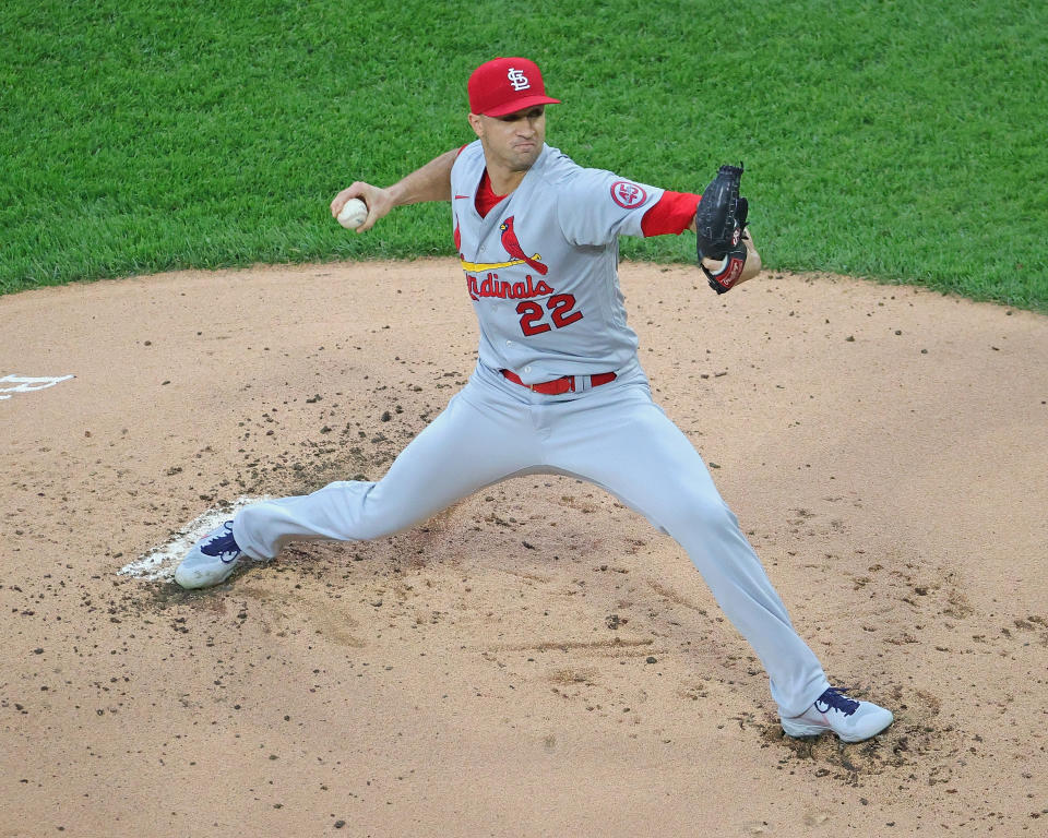 Cardinals pitcher Jack Flaherty will take on the Dodgers on Monday night. (Photo by Jonathan Daniel/Getty Images)