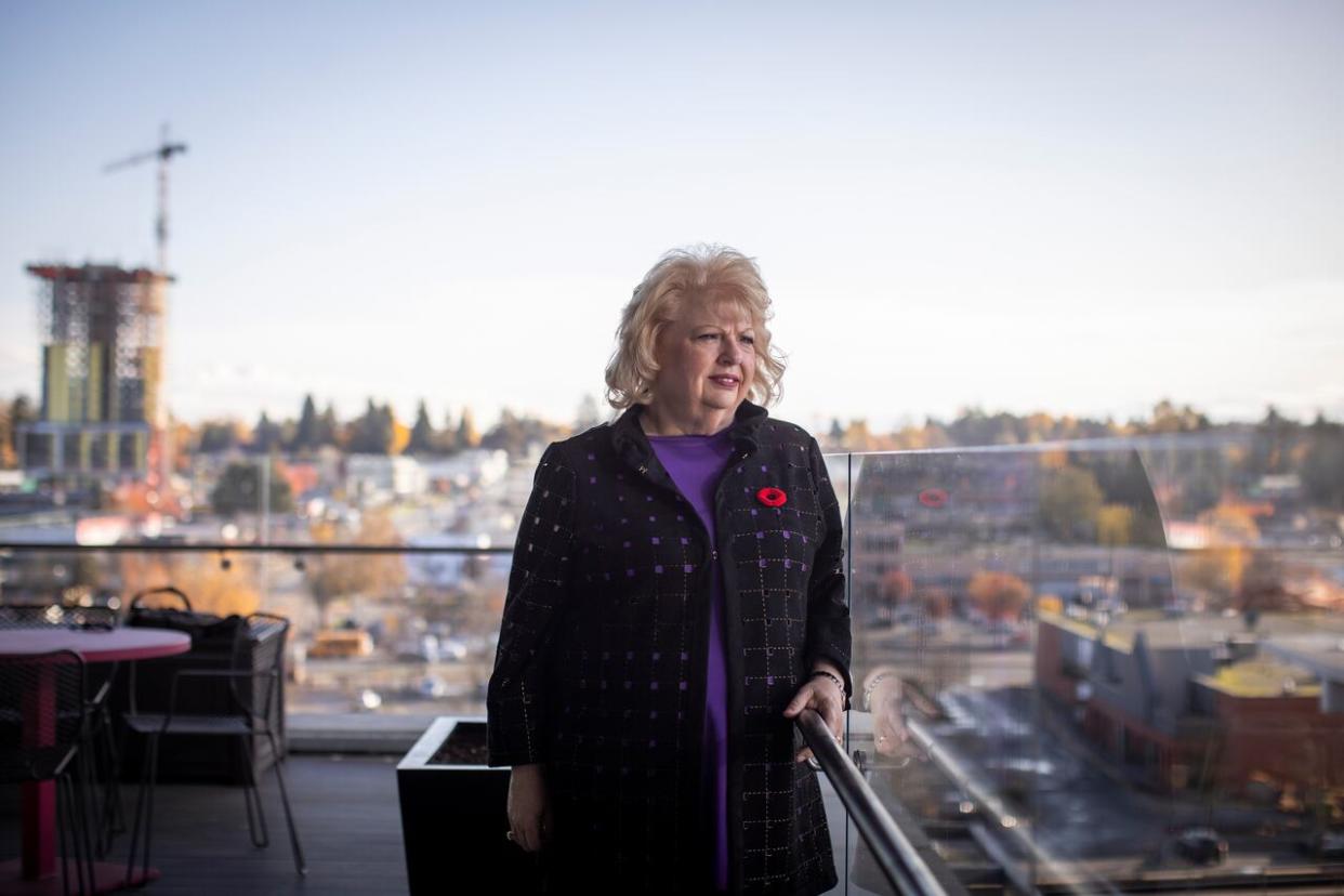 Surrey Mayor Brenda Locke, seen here in November, said her council is committed to bringing more entertainment options to the city. (Ben Nelms/CBC - image credit)