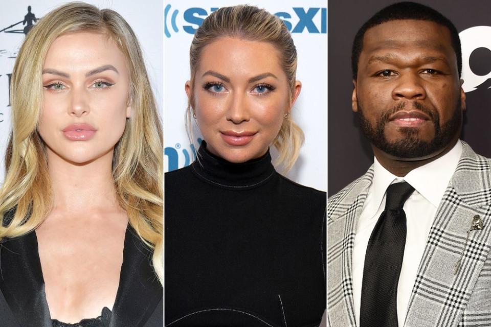 From left: Lala Kent, Stassi Schroeder, 50 Cent | Amy Sussman/Getty; Santiago Felipe/Getty; Amanda Edwards/Getty