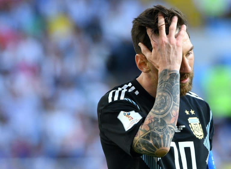 Messi cut a downcast figure as Argentina suffered a miserable World Cup campaign