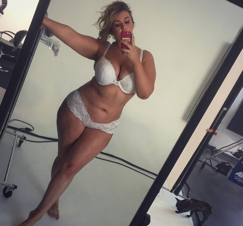 Model Hunter McGrady embraces her curves. (Photo: Instagram/Hunter McGrady)