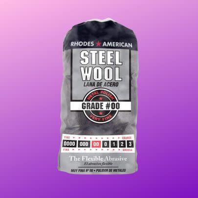 A 12-pack of steel wool pads