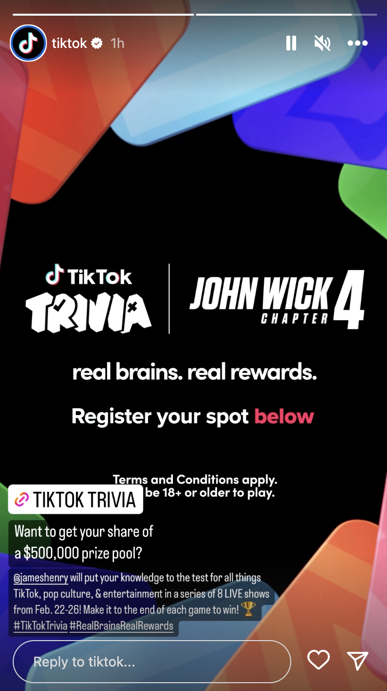 tiktok trivia