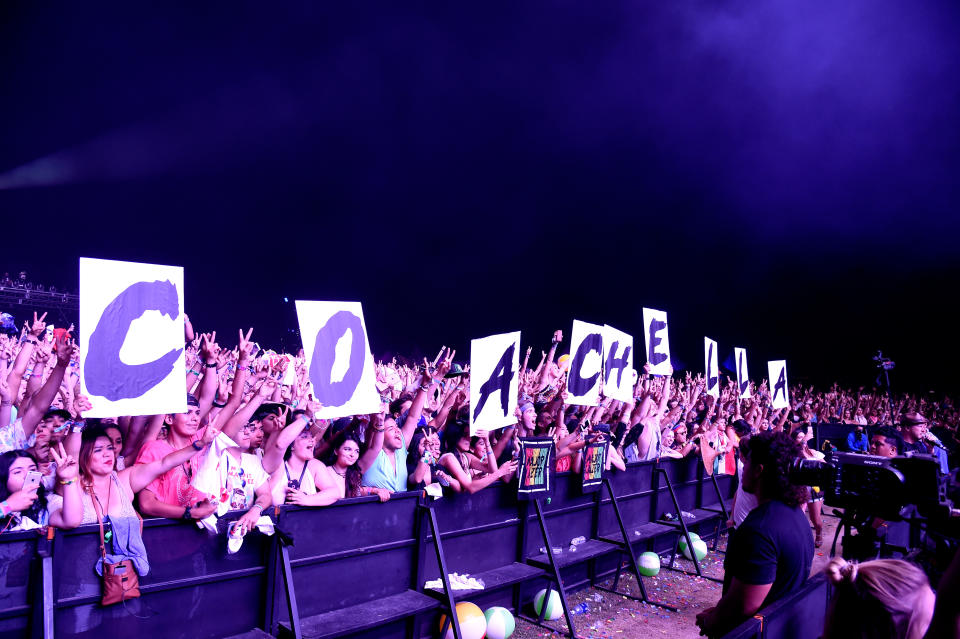 Fans at the 2016 Coachella Valley Music and Arts Festival in Indio, Calif. (Photo: Kevin Mazur/Getty Images)