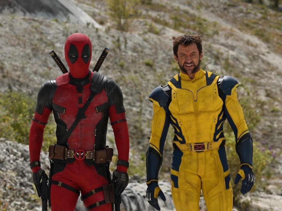 Hugh Jackman (r.) als Wolverine auf dem ersten Bild zu "Deadpool 3". (Bild: Disney/Marvel Studios)