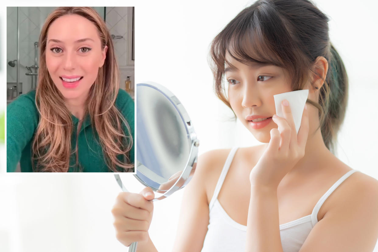 NYC dermatologist Dr. Shereene Idriss is sharing a simple, free test to determine if you have oily, dry, or combination skin.