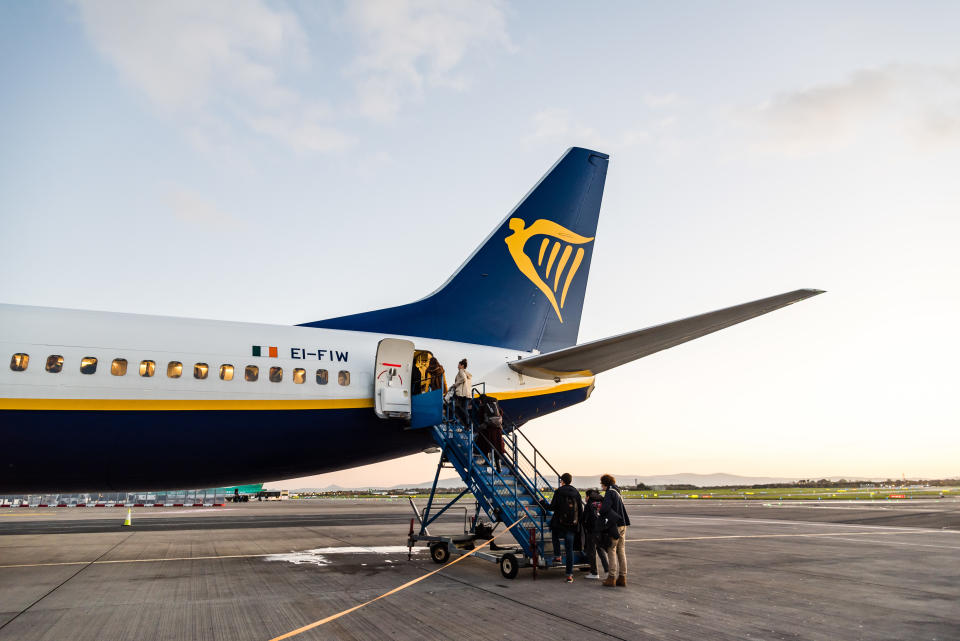 The activist was not allowed on board the Ryanair flight. (GETTY)