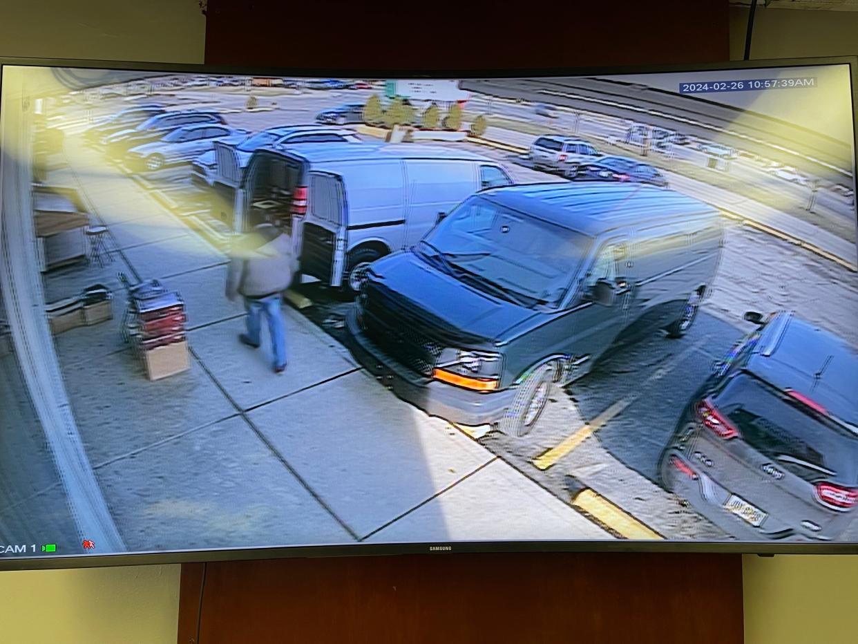 CCTV camera views showing the intersection of Morse and Walford from La Mega Michoacana Grocery store, in February 2024. The owners said the cameras were installed prior to the crash, which confirmed by historical imagery from Google Street View.