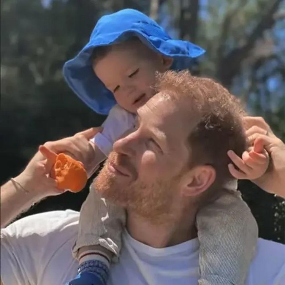 Prince Harry's sweet doting dad moment with Prince Archie he recreated with Princess Lilibet