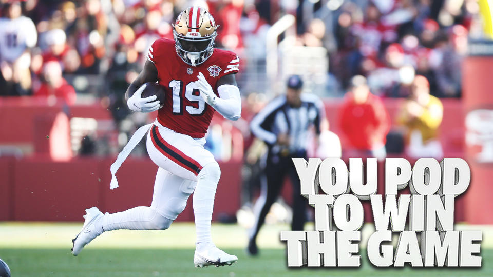 San Francisco 49ers WR Deebo Samuel removed all mentions of his team from his Instagram profile on Thursday. (Photo by Michael Zagaris/San Francisco 49ers/Getty Images)