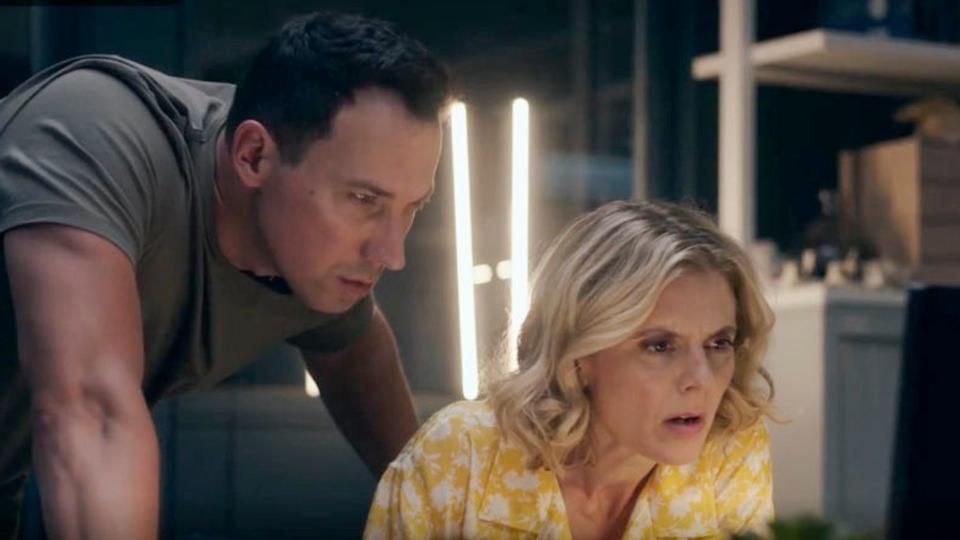 David Caves and Emilia fox in Silent Witness