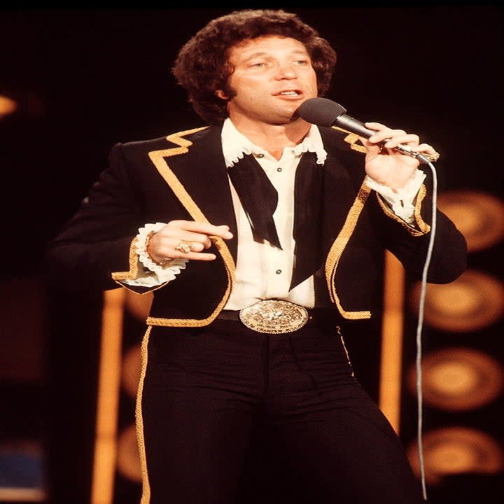 Tom Jones performing