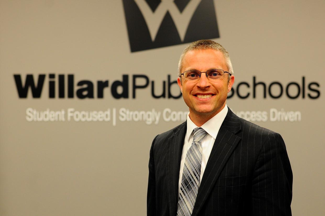 Matt Teeter was hired as superintendent of Willard Public Schools in mid-2017. He resigned Tuesday and his final day will be June 30.