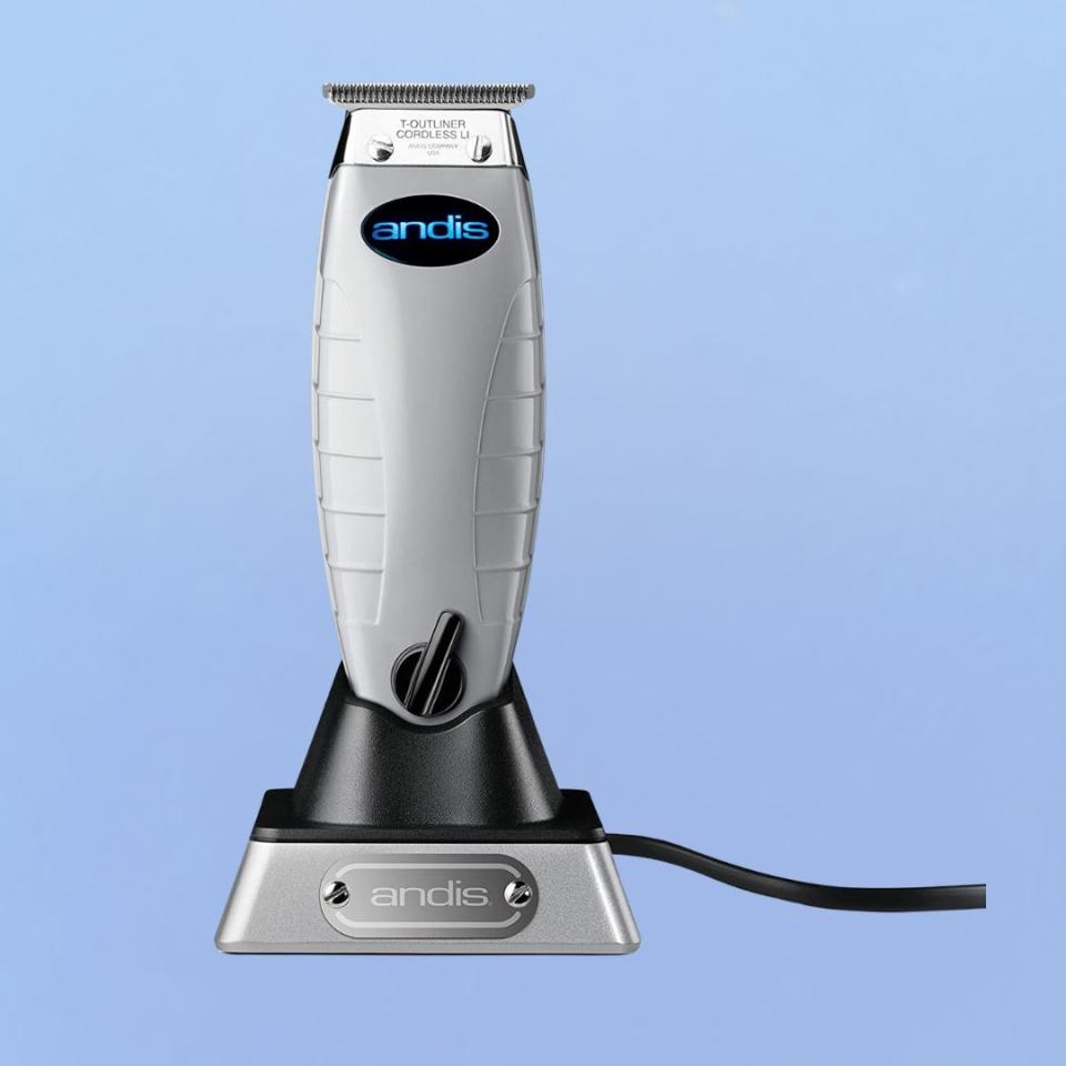 Durán told HuffPost this cordless trimmer is a favorite amongst the barbers at Austin's Birds Barbershops and its professional-grade features are the reason why. It has a deep tooth carbon steel blade designed to gather more hair. The built-in rechargeable battery offers up to 100 minutes on a single charge. It also comes with four attachments bombs, a charging stand, adapter and blade oil.