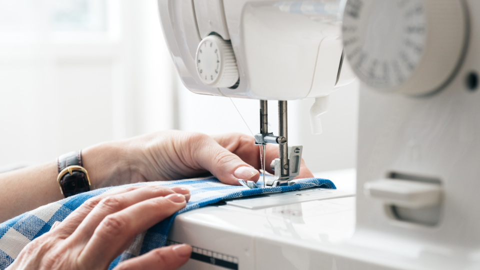 Sewing is one of the top stay-at-home hobbies.