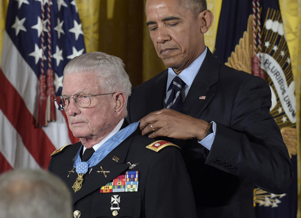 President Obama presents the Medal of Honor