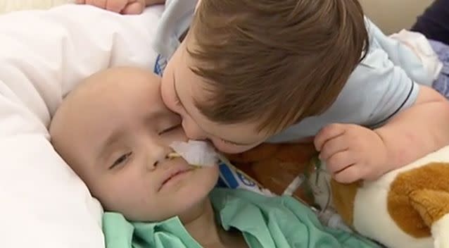 A global search found a potential bone marrow donor for Kai Nell but the discovery came too late to save his life. Photo: 7 News