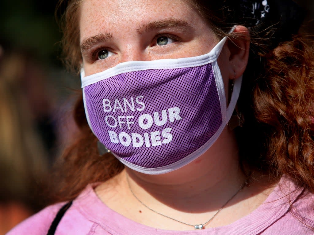 Marches have been held nationwide in support of reproductive rights since Texas’s near-total abortion ban  came into effect (Getty Images)