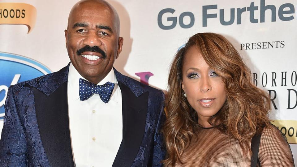 Steve Harvey, Marjorie Harvey, Black celebrity couples, Black famous couples, Black wedding anniversaries, Lake Como, Italy, theGrio.com