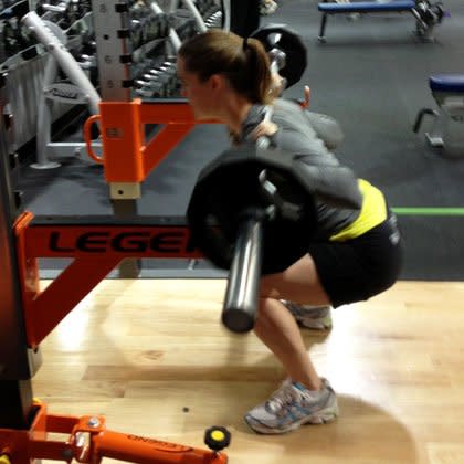 Heavy Barbell Squat