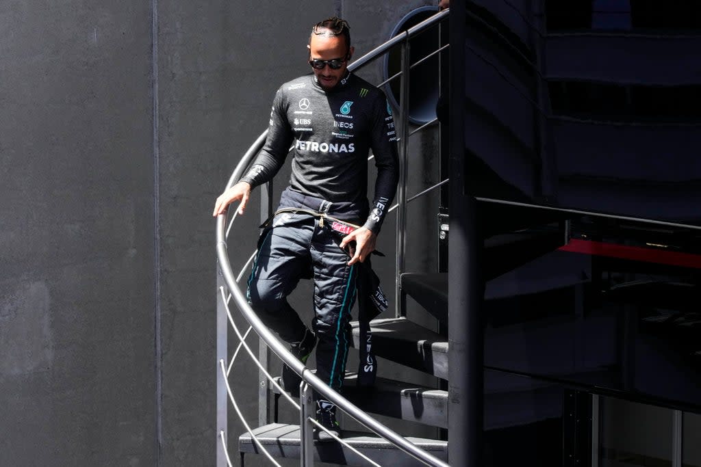 Lewis Hamilton qualified sixth for the Spanish Grand Prix (Manu Fernandez/AP) (AP)