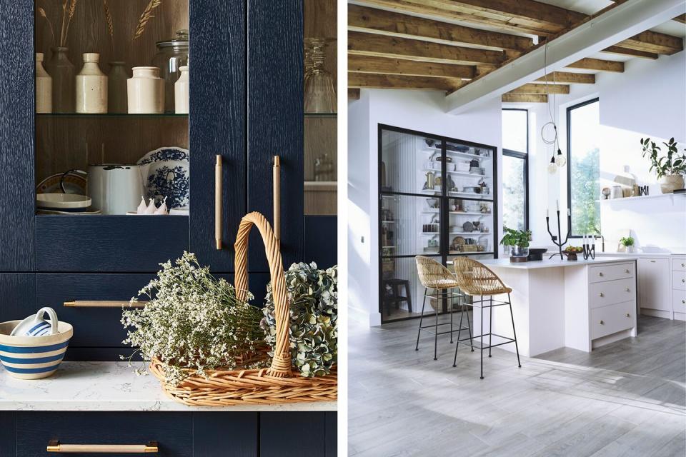 Photo credit: L: Country Living, R: Carpetright