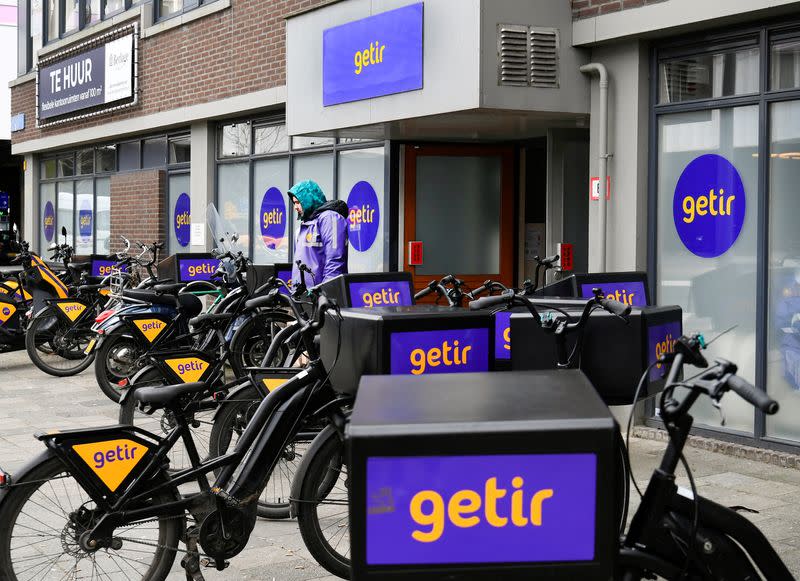 FILE PHOTO: Amsterdam and Rotterdam move to ban new "dark store" delivery hubs in the city centres