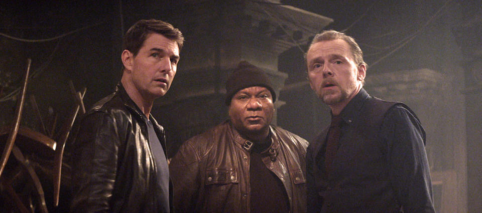 Tom Cruise, Ving Rhames and Simon Pegg in Mission: Impossible - Dead Reckoning Part One