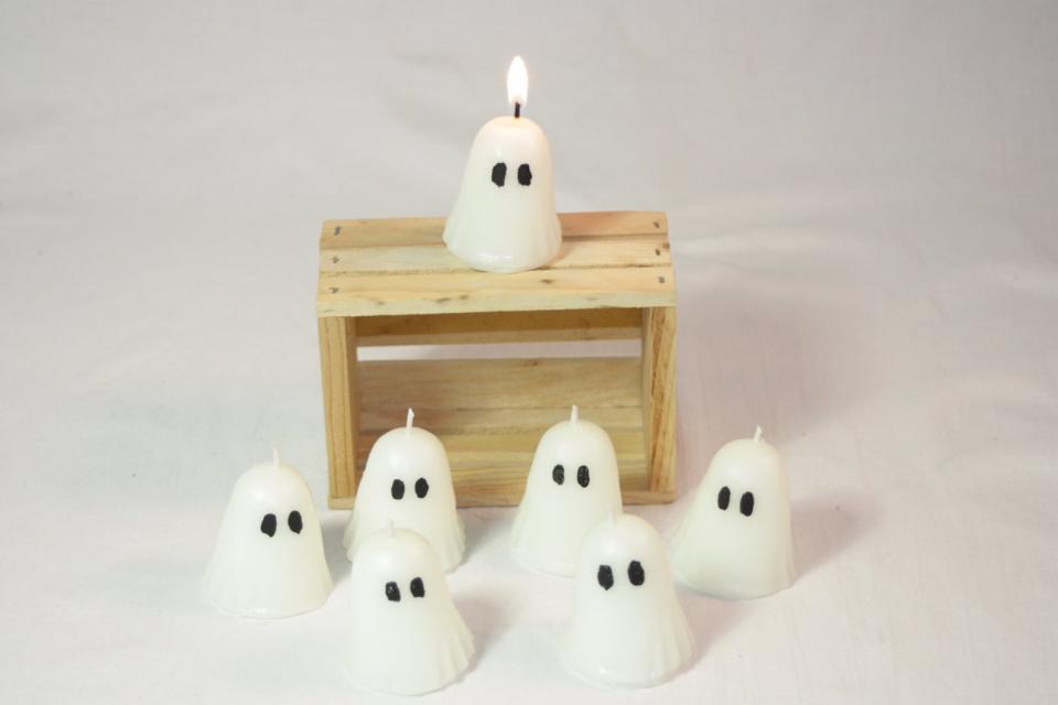 Votive Ghost Candle